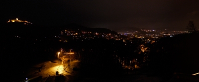 Eisenach at night panorama