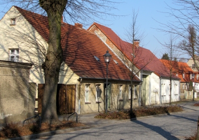 Dorfstraße in Brandenburg