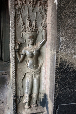 Devata in Angkor Wat