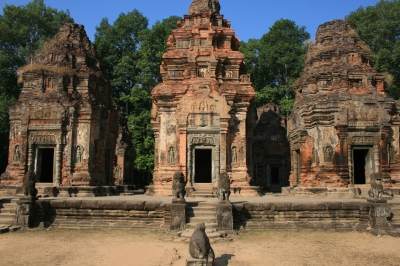 Tempel Preah Ko, Roluos Gruppe, Kambodscha