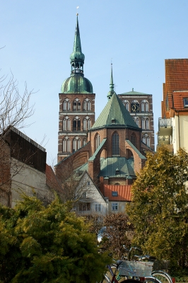 Altstadt mit Nikolaikirche Stralsund