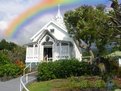 Missionskirche auf Hawaii