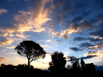 Morgenhimmel nach Sonnenaufgang