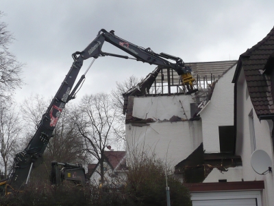 Haus wird abgerissen