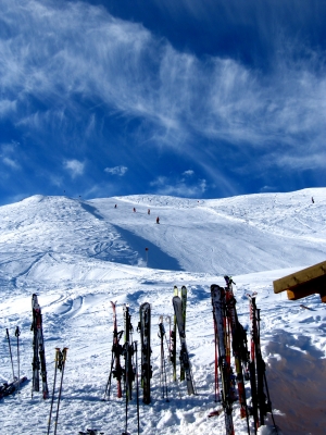 Alpines Ski-Vergnügen