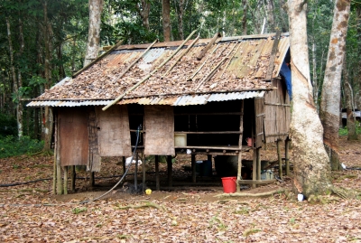 Ein Haus der Aboriginies - Lake Chini