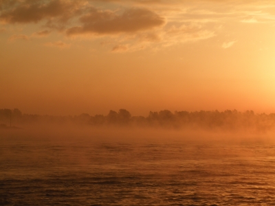 Morgen  auf  dem Rhein  ..........