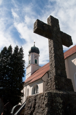 Die Kirche in Oberammergau