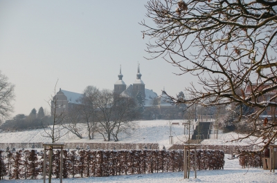 Kloster Kamp im Schnee1