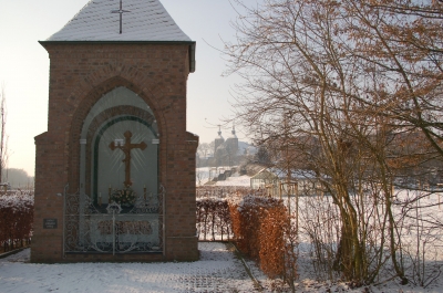 Kloster Kamp im Schnee2