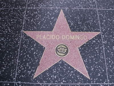 Hollywood, Walk of Fame, Plácido Domingo-Stern