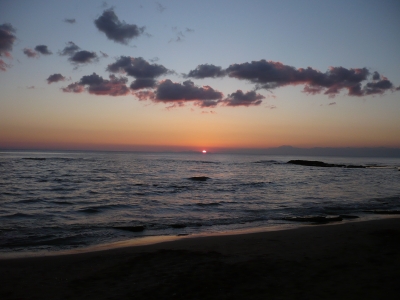 Sonnenuntergang im Meer