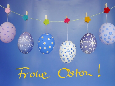 Frohe Ostern . . .