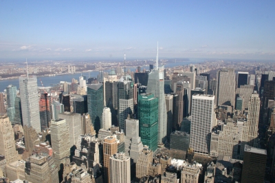 Skyline 1 von New York, vom Empire State Building aus