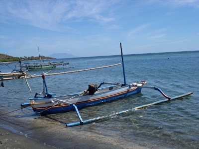 Fischerboot auf Bali