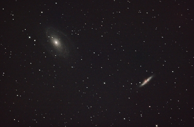 Messier Objekte 81 und 82 im Sternbild großen Wqagen