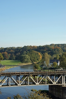 Blick auf die Muldentalbrücke