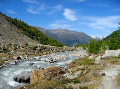 Ferienland Schweiz: Über dem Zermattertal