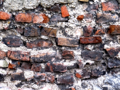 Textur - alte Ziegelmauer