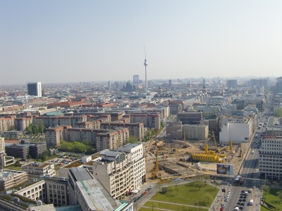 Blick aus der Kollhoff-Tower