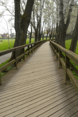 Holzbrücke bei Fürth