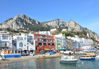 Im Hafen von Capri