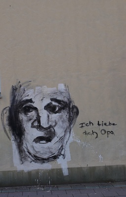 Grafitto: Ich liebe dich Opa