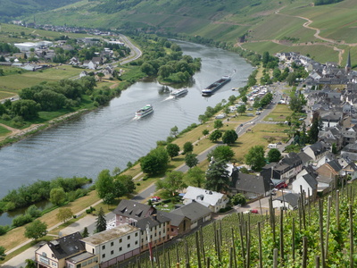 Schiffe auf der Mosel