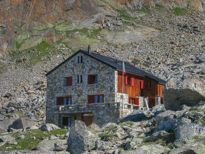 Schweizer Berghütten: Almagellerhütte