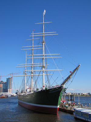 Hamburg, Museumsschiff "Rickmer Rickmers"