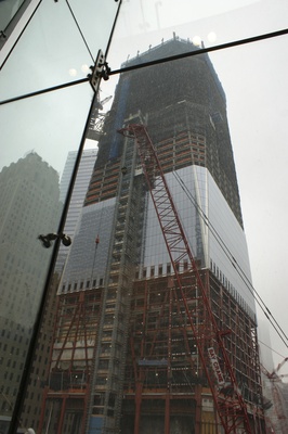 Bau des höchsten Hauses von New York