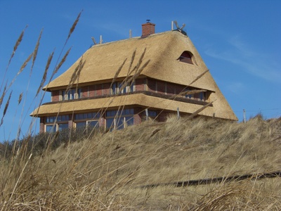 Das Inselhaus mit neuer Bedeckung