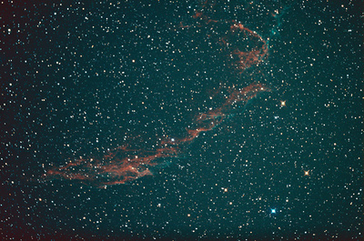 NGC 6992 im Sternbild Schwan