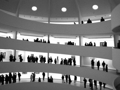 Im Guggenheim-Museum - NYC