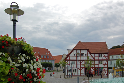 Marktplatz in Bergen auf Rügen