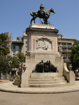 Reiterdenkmal in Montevideo