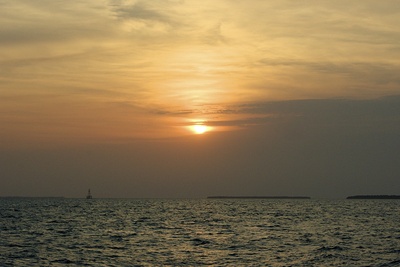 Sonnenuntergang im Atlantik