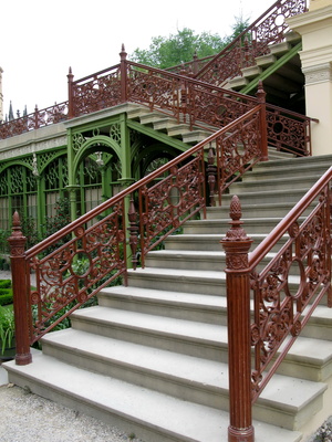 Rote Treppe der Orangerie