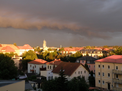 Wetterphänomen über Dresden