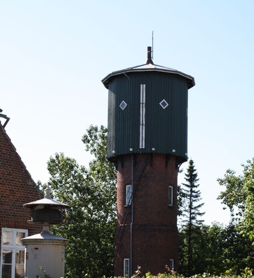 Skjern - Alter Wasserturm und Läutewerk