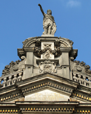 Dachabschluß eines Gildehauses (Brüssel)