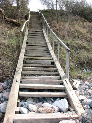 Travemünde Treppe zur Steilküste