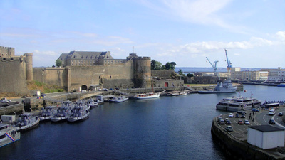 Der Hafen von Brest