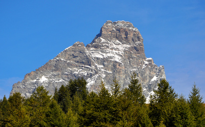 Italienische Seite des Matterhorns
