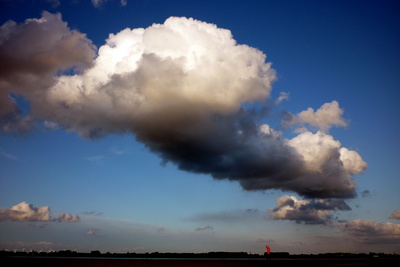 Wolke am Abendhimmel