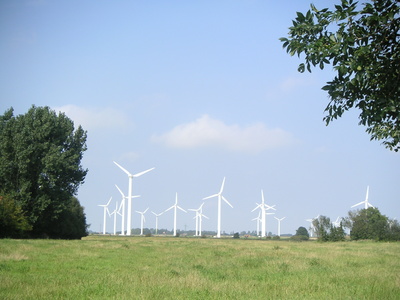 moderne Windmühlen
