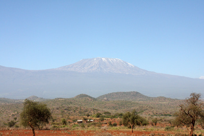 Blick auf ddn Kilimandscharo