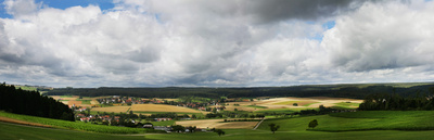 Landschafts-Panorama vom Schellenberg
