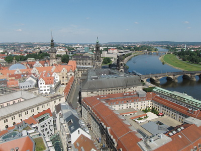Blick von der Dresdener Frauenkirche