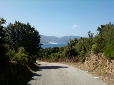 Straße in Korsika